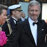 Philippe And Mathilde Attend Royal Wedding